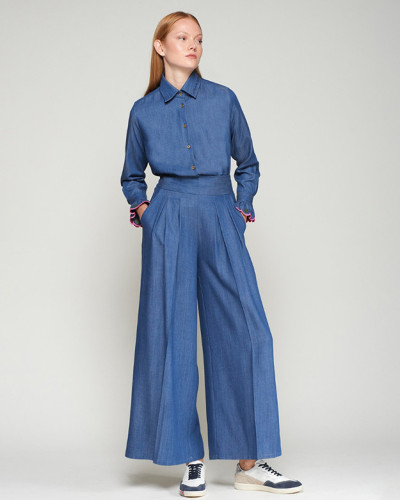 PANTALON DENIM WIDE LEG