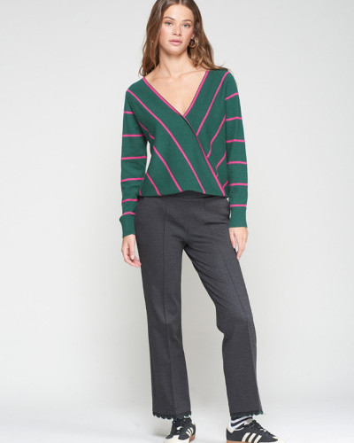 PANTALON GRIS ELASTICO