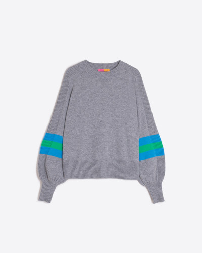 JERSEY GRIS DETALLE MANGAS