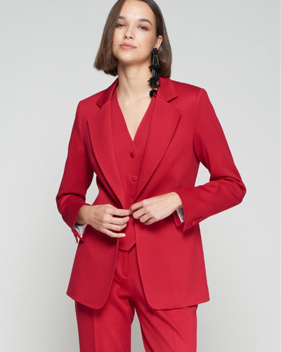 CHAQUETA ROJA ESTRUCTURA