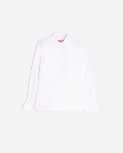 CAMISA ESPIGA BLANCA PUÑO PLISADO