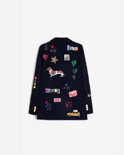 CHAQUETA MARINO GRAFFITTI