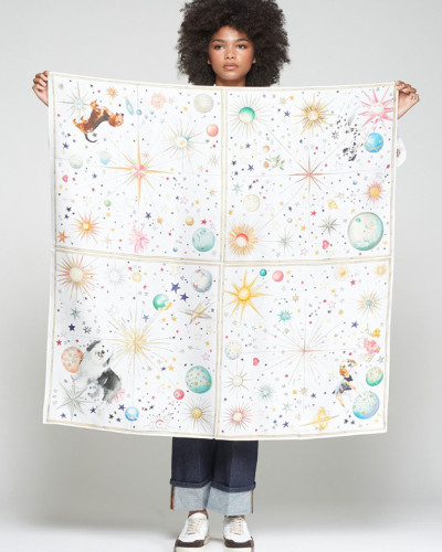 FOULARD CÓSMICO SEDA