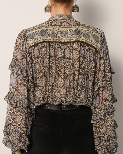 BLUSA CAMILLA VOLANTES