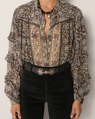 BLUSA CAMILLA VOLANTES
