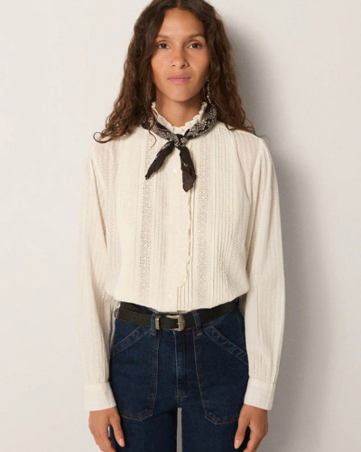 BLUSA PERLA ALGODÓN
