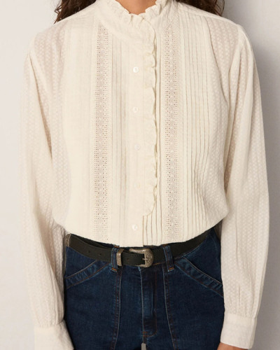 BLUSA PERLA ALGODÓN