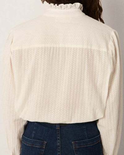 BLUSA PERLA ALGODÓN
