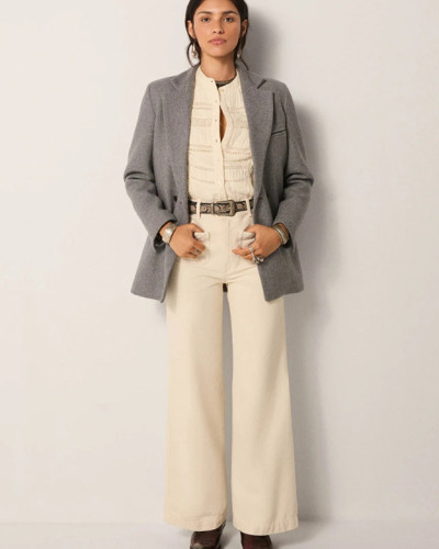 BLUSA ENCAJE BLANCO ROTO