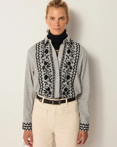 BLUSA ALGODÓN RAYAS