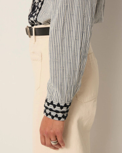 BLUSA ALGODÓN RAYAS