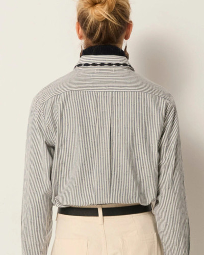 BLUSA ALGODÓN RAYAS
