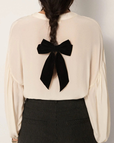 BLUSA FLUIDA BLANCO ROTO