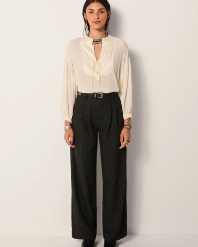 BLUSA FLUIDA BLANCO ROTO