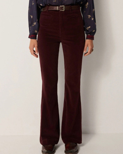 PANTALON CINTURA ALTA ACAMPANADO