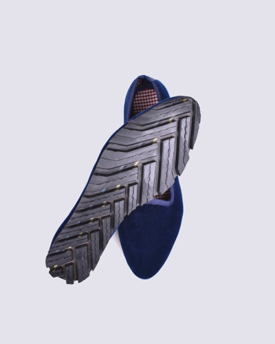 SLIPPER TERCIOPELO MARINO