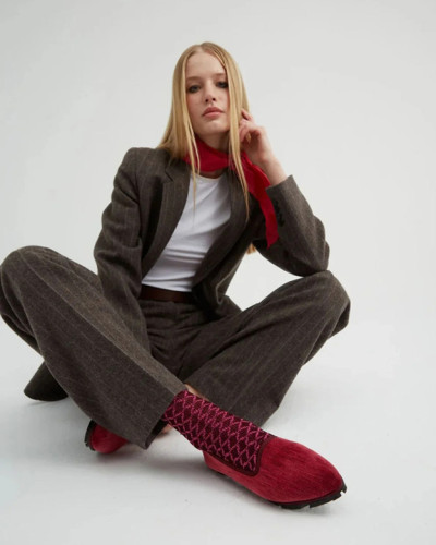 SLIPPER PALAZZO FUCSIA