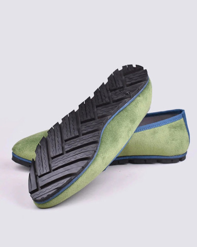 SLIPPER TERCIOPELO VERDE