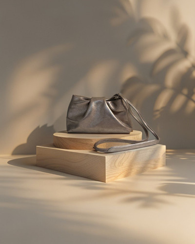 BOLSO POCHETTE BRONZE