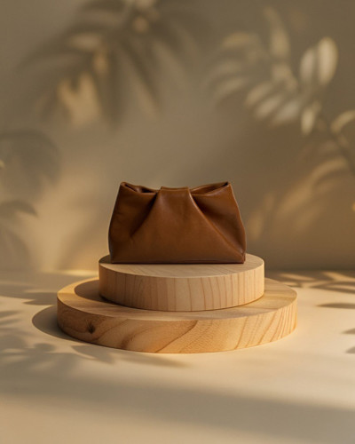 BOLSO POCHETTE MARRÓN