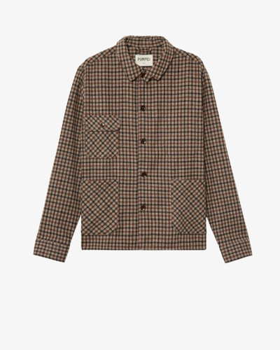 CHAQUETA CUADROS BOLSILLO