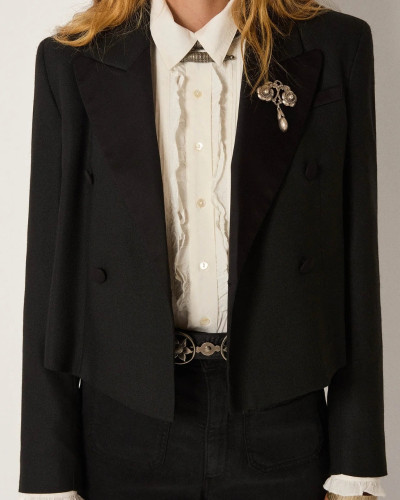 CAMISA VOLANTES CASCADA