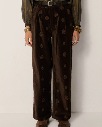 PANTALÓN TERCIOPELO CHOCOLATE