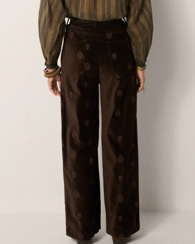 PANTALÓN TERCIOPELO CHOCOLATE