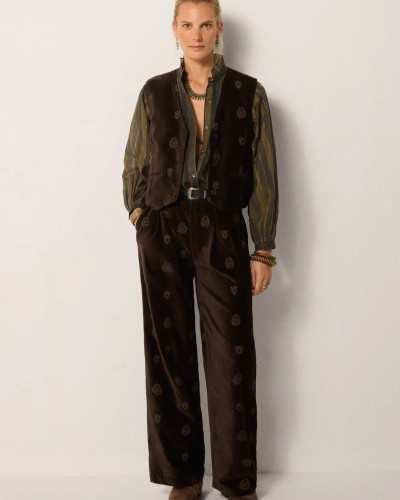 PANTALÓN TERCIOPELO CHOCOLATE