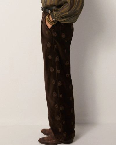 PANTALÓN TERCIOPELO CHOCOLATE