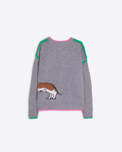 JERSEY GRIS PERRO SALCHICHA