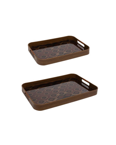 GALATEO PEACOCK RECT TRAY PEQUEÑA