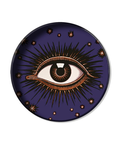 BANDEJA DECORATIVA OJO AZUL