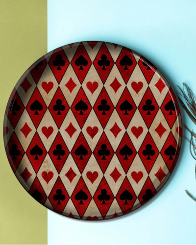 BANDEJA DECORATIVA NAIPES