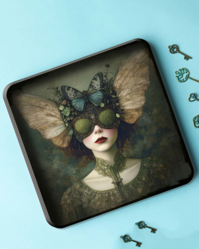 BANDEJA DECORATIVA CHICA MARIPOSA