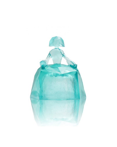 MENINA TURQUESA TRASLUCIDA-20 CM