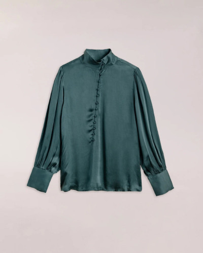 BLUSA MOSS VERDE AZULADO