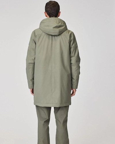 ABRIGO VERDE IMPERMEABLE