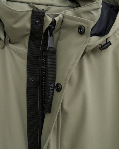 ABRIGO VERDE IMPERMEABLE