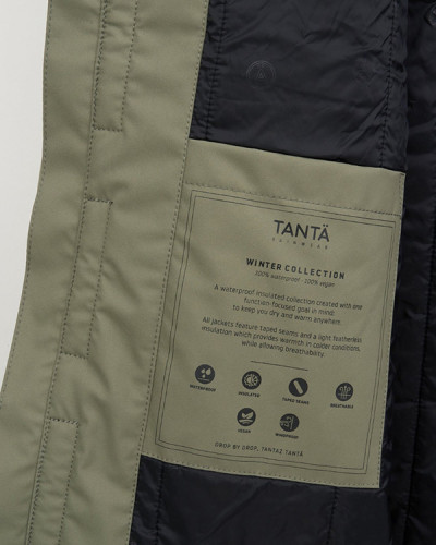 ABRIGO VERDE IMPERMEABLE