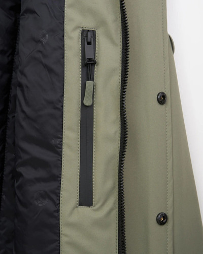 ABRIGO VERDE IMPERMEABLE