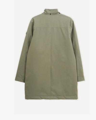 ABRIGO VERDE IMPERMEABLE