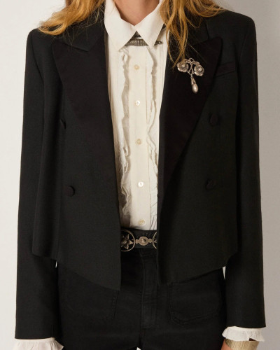 CHAQUETA CORTA NEGRA