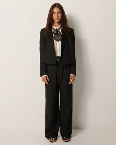 PANTALÓN NEGRO TALLE ALTO