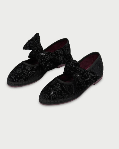 FLABELUS NEGRA LENTEJUELAS