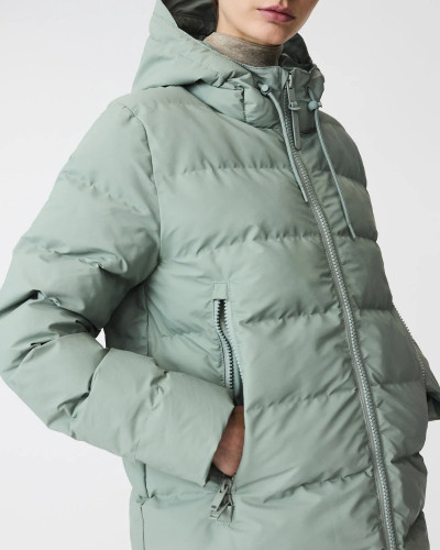 ABRIGO VERDE AGUA IMPERMEABLE