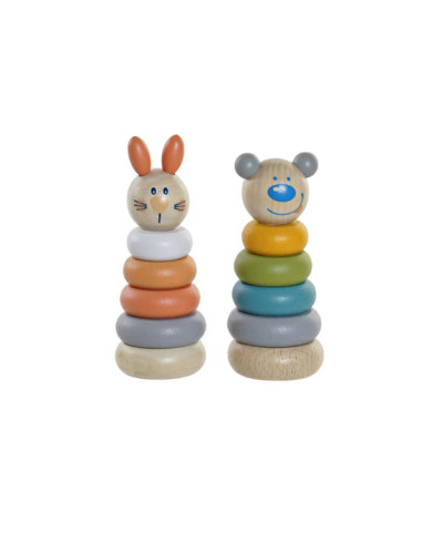 JUGUETE MADERA ANIMALES