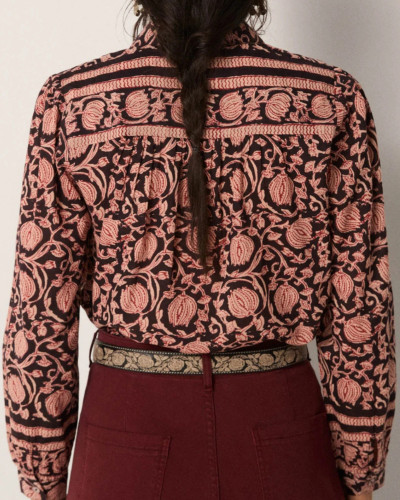 BLUSA STELLA EBONY ROSE WARHOL