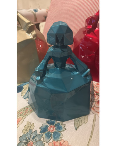 MENINA BICAPA AZUL 11CM