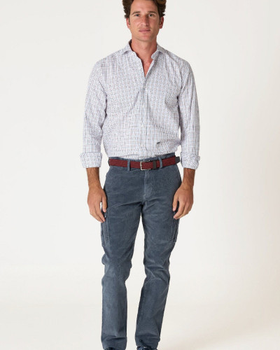 THE CHINO MICROPANA CARGO GRIS HUELVA